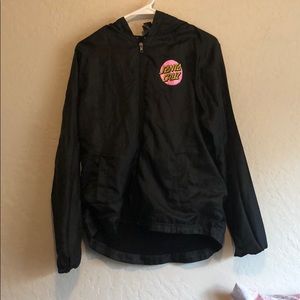 Black and pink Santa Cruz zip-up